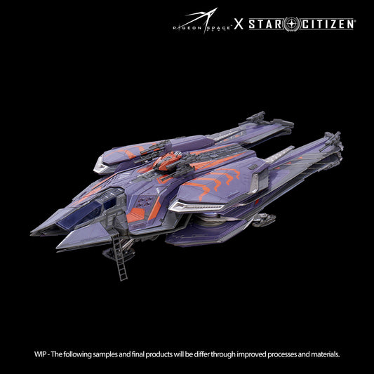 Front diagonal view of the Star Citizen Scorpius Stinger Paint model retracted wings in landing gear on condition