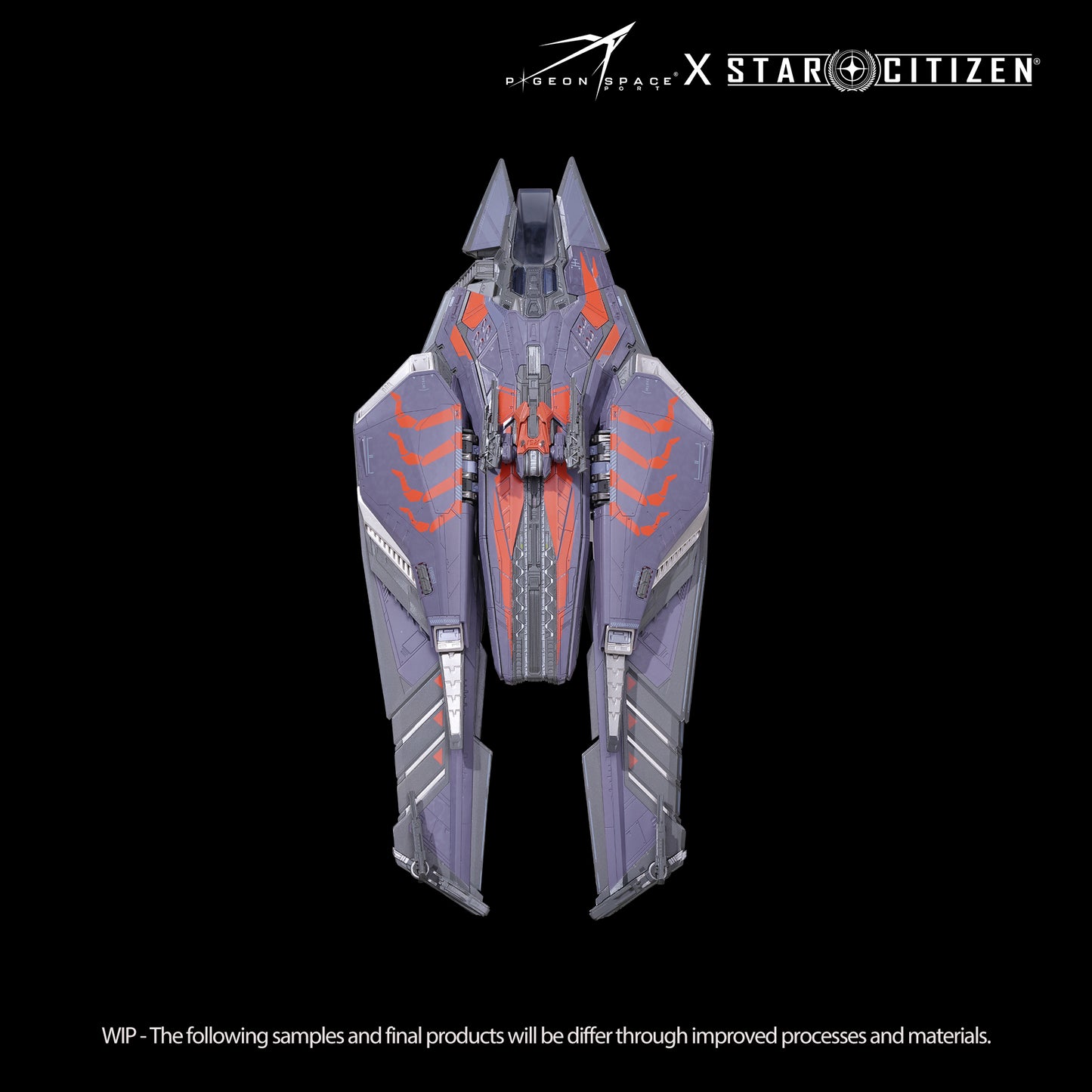 Overhead view of the Star Citizen Scorpius Stinger Paint model in landing gear on condition