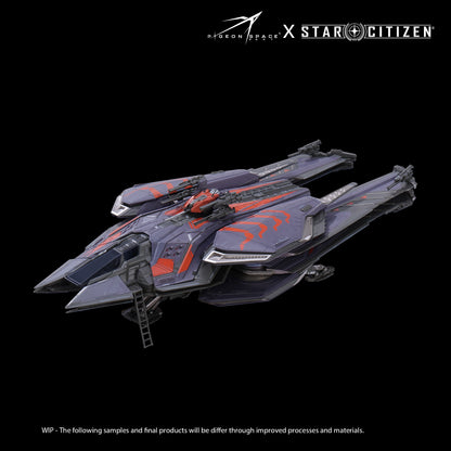Front diagonal view of the Star Citizen Scorpius Stinger Paint model retracted wings in landing gear on condition
